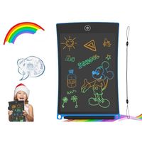  Tablette d'écriture LCD Tablette Dessin Enfant 8,5 Pouces Tablette de Dessin électronique avec Une Ligne Colorée et Plus Lumineuse
