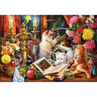 Puzzle 1000 pièces - CASTORLAND - Chatons Sorciers - Animaux - Adulte - Coloris Unique