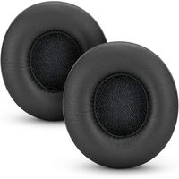 INF Coussinets d'oreille pour Beats Solo 2/3 cuir PU 1 paire Noir   