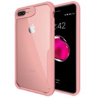 Coque Pour iPhone SE 2020 Bumper Hybride Rigide Antichoc Rose