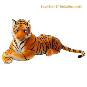 PELUCHE Tigre en peluche 45 cm, animal en peluche réaliste