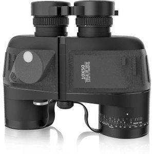 Jumelles 10x50 HD – Prisme BAK4, Objectif FMC, Réglage Dioptrique, Pour Porteurs De Lunettes