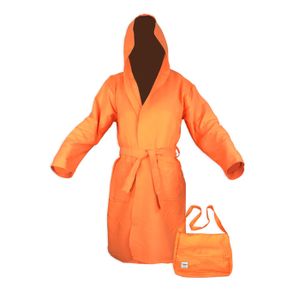 Peignoir à Capuche Microfibre Doux Unisexe - Ultra Absorbant Avec Sac De Transport Pour Sport & Voyage