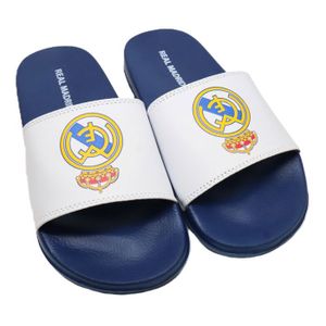 Claquettes Real Madrid – Officielles, Polyester Et Gomme, Taille Homme