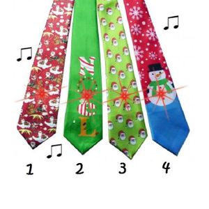 ACCESSOIRE DÉGUISEMENT Cravate Musical et lumineuse de Noel Deguisement F