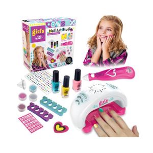 JEU DE MAQUILLAGE Cadeau Pour Filles Enfant 8 9 10 ans, Kit Vernis E