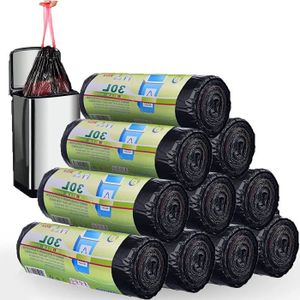 Sacs Poubelle 10L Petit Sacs Poubelle 200 Pièces,Très  Résistant,Anti-Fuites, Pour Chambre,Bureau,Cuisine,Salle de  Bains,Blanc[529] - Cdiscount Au quotidien