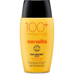 SOLAIRE CORPS VISAGE Crème Solaire Pour Le Visage - Secret Protection Fluide 100 Peaux Sensibles Intolérantes Soleil 40