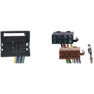 Kit Montage Autoradio A413 - Compatible Opel Agila 2005-2007 & Vauxhall Corsa 2004+, Connexion Antenne DIN
