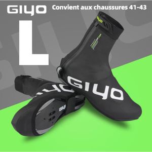 CHAUSSURES DE VÉLO Couvre-chaussures de cyclisme GIYO - Noir - Accessoires sportifs pour hommes - Route