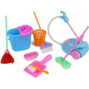 MAISON - MÉNAGE Ménage prétendez jouer kit de jouet mini aspirateur nettoyant nettoyage balai outils accessoires jouets jouets pour filles enfants 9