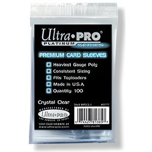 CARTES DE JEU Ultra Pro - Range Cartes Souple Platinium (x 100)