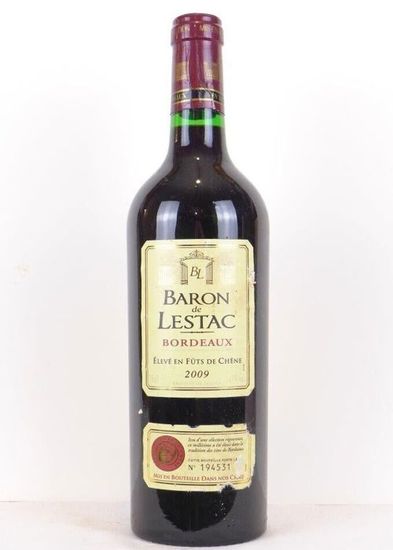 Red Wine Baron De Lestac Bordeaux 2016 Baron De LESTAC OAKED