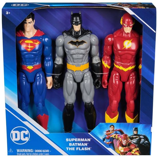 Lot De 10 Figurines Super-héros Justice League N°3 - Plastique Occasion