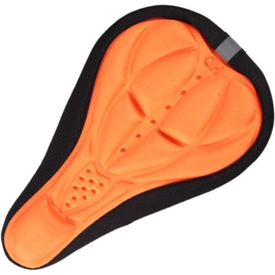 Coussin De Selle Vélo Ergonomique - Noir, Gel, Route Et VTT, 27x16x7 Cm