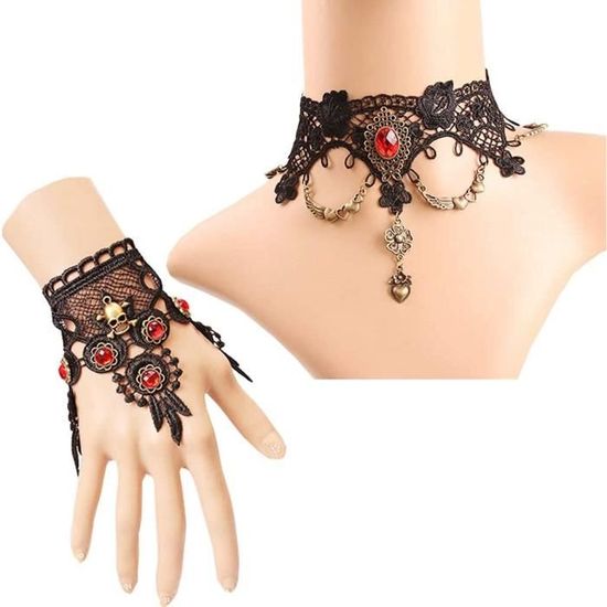 Set épouvantail Adulte – Collier, Chapeau, Bracelet – Accessoire Halloween Et Carnaval
