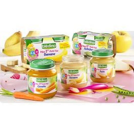 BLEDINA Mon 1er Petit Pot Légume 130 g 46 mois, Potiron par 1 Achat / Vente compote dessert
