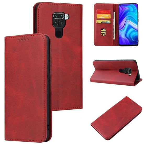 FMPC Custodia Portafoglio Per Xiaomi Redmi Note 9 / 10X 4G – Pelle PU E TPU Con Chiusura Magnetica E Supporto – Giallo