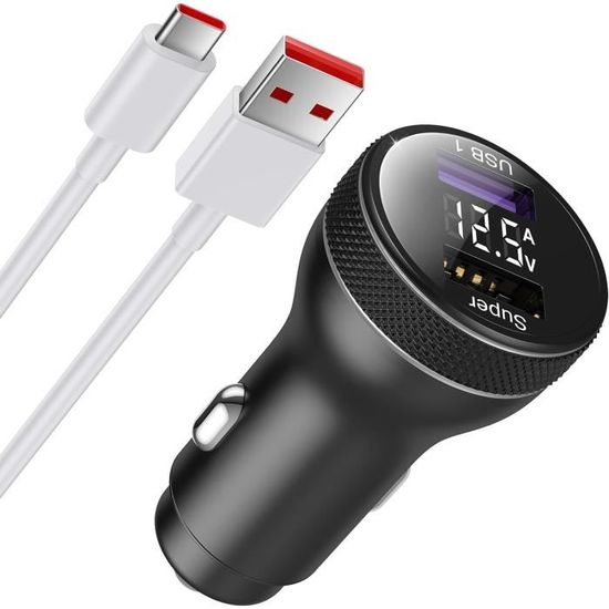 Chargeur Rapide 67W USB-C Pour Xiaomi Redmi - Compatible Note 13 Pro 5G, 12 Pro, 11, POCO, Avec Câble 6A