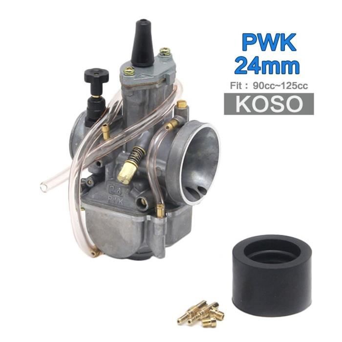 carburateur PWK 21 24 26 28 30 32 34mm, pour moto de course universelle 2T 4T ATV~24mm Kos YK59828187