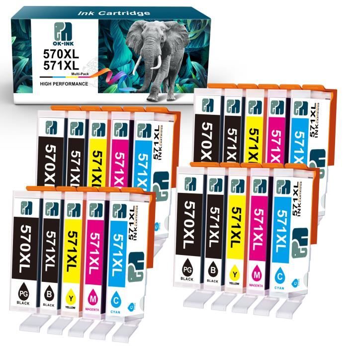Cartouches D'encre Compatibles Canon PGI570XL CLI570XL - Lot Neuf, Marque Tcsink