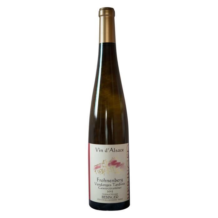 Gewurztraminer Vendanges Tardives - AOC Alsace - Biodynamie - Domaine C. Hebinger - 1 bouteille - 75 cl