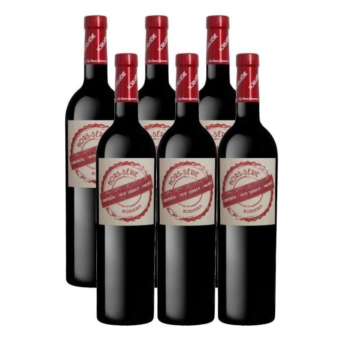 Hors Série Malbec/Petit Verdot/Carménère 2018 - Bordeaux - Vin Rouge - Carton de 6 bouteilles 75cl