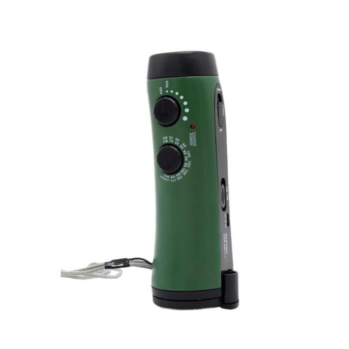 Mini torche multifonctionnelle de poche de puissance FM de lampe de de pour le camping extérieur CD PLAYER - RADIO - BOOMBOX