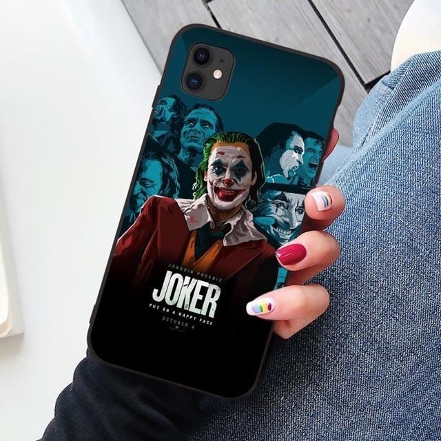 Noir 2019 Joker Joaquin Phoenix film caoutchouc souple en polyuréthane thermoplastique housse de téléphone pour iPho-YSSJKA147686