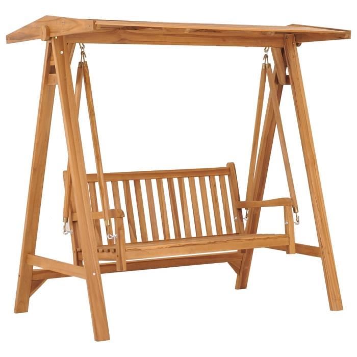 Balancelle 170 cm Bois de teck massif