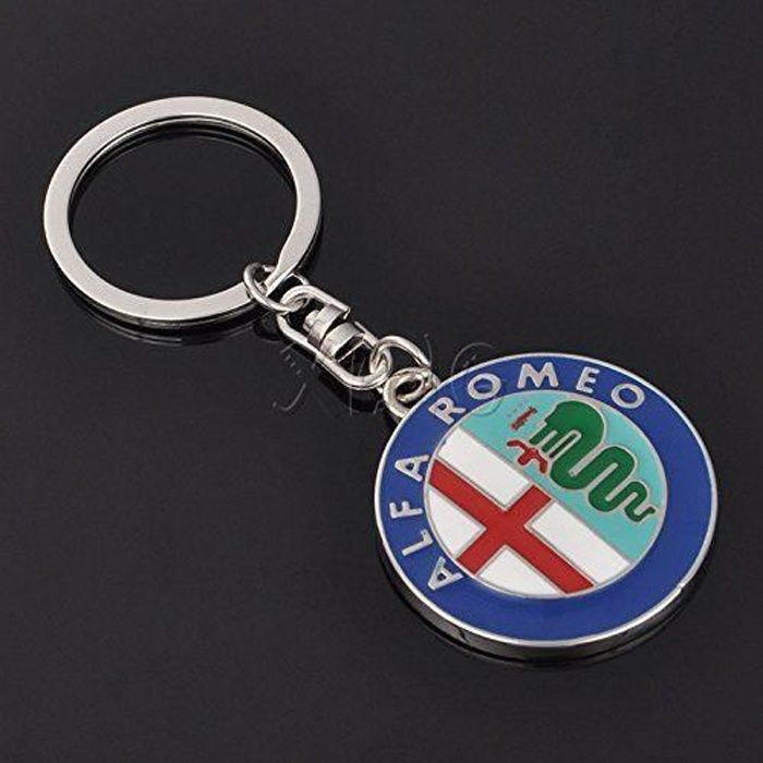 Porte-clés : logo de voiture Alfa Romeo