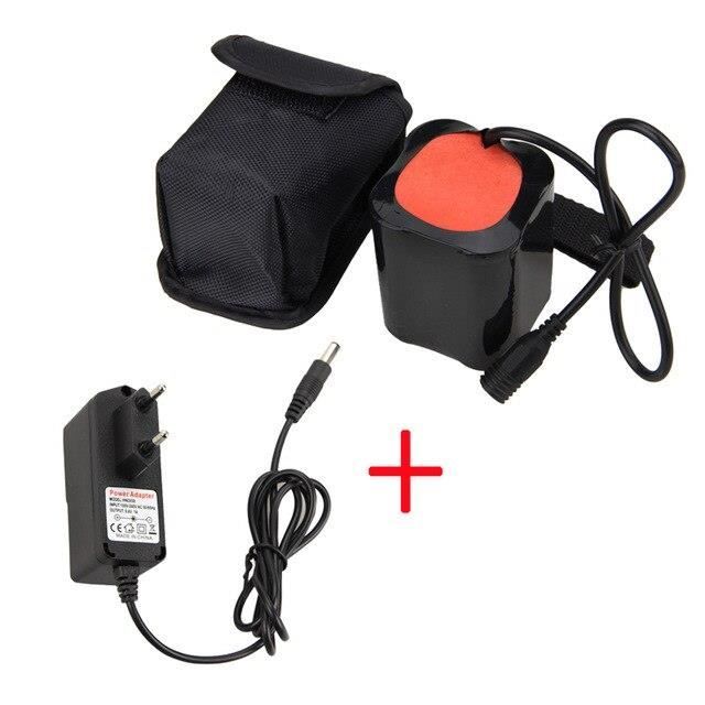 Batterie 20000mAh 8.4V, pour T6 LED, lampe frontale de vélo, chargeur inclus~With AU Charger*PY6964