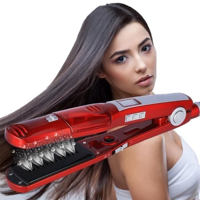 TEMPSA Nouvelle vapeur fer plat plus récent personnalisé cheveux lisseur cheveux fer plat professionnel Steampod électrique C1134