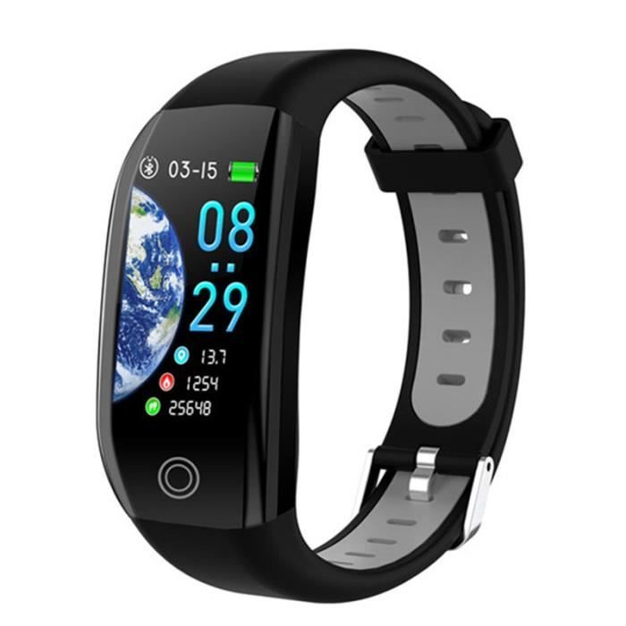 Montre connectée,F21 Bracelet intelligent GPS Distance Fitness activité Tracker IP68 étanche pression artérielle - Type Black