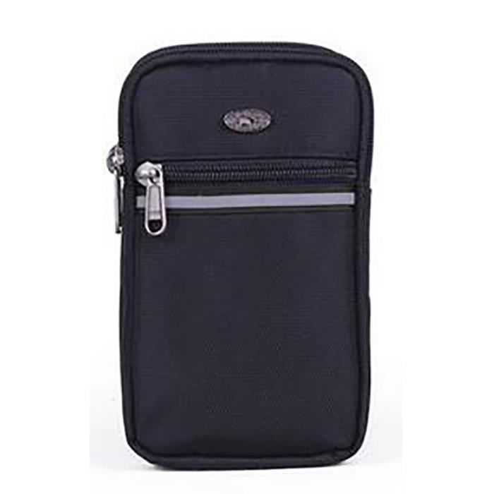 Sac banane,sac à bandoulière étanche pour hommes,pochette de ceinture,Mini sacoche à épaule - Type Black S With Armband