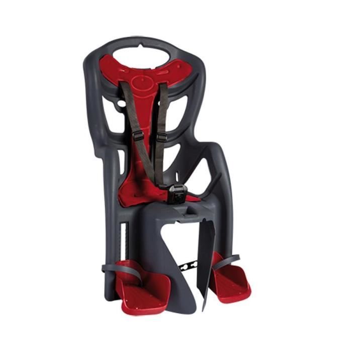 PORTE BEBE AR SUR PORTE BAGAGE BELLELLI PEPE GRIS COUSSIN ROUGE
