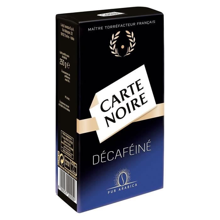 CARTE NOIRE Café moulu décaféiné 250 g