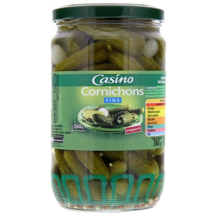 Cornichons fins - Croquants - 360 g