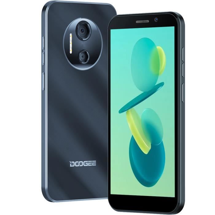 Téléphone portable Doogee X97 débloqué Pas cher Smartphone Android 12.0 3Go + 16Go Double IA caméra Double SIM card - Noir
