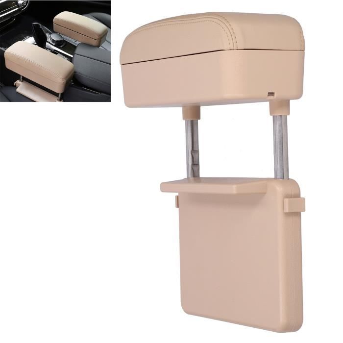 Accoudoir de Console Centrale Réglable Support de Coude Chargeur de Téléphone Sans Fil avec Câble Universel -OLL
