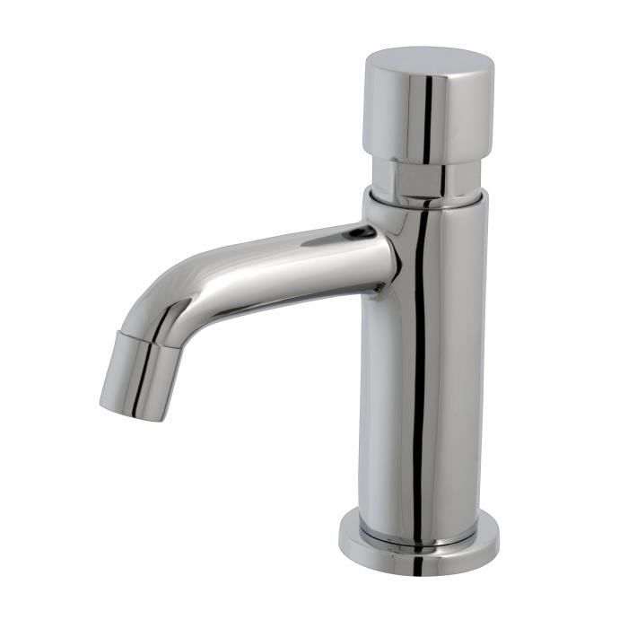 Robinet lave mains push chrome CILINDRO - Eau froide