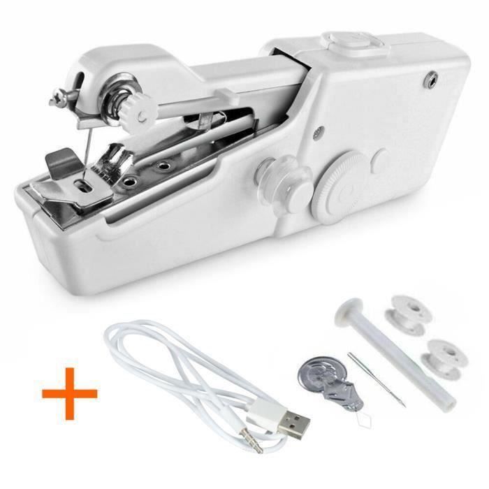 e Takin® Machine à Coudre Portable, Mini Machine à Coudre Pour DéButants Enfants Et Adultes Pour VêTements De Bricolage, Rideau...