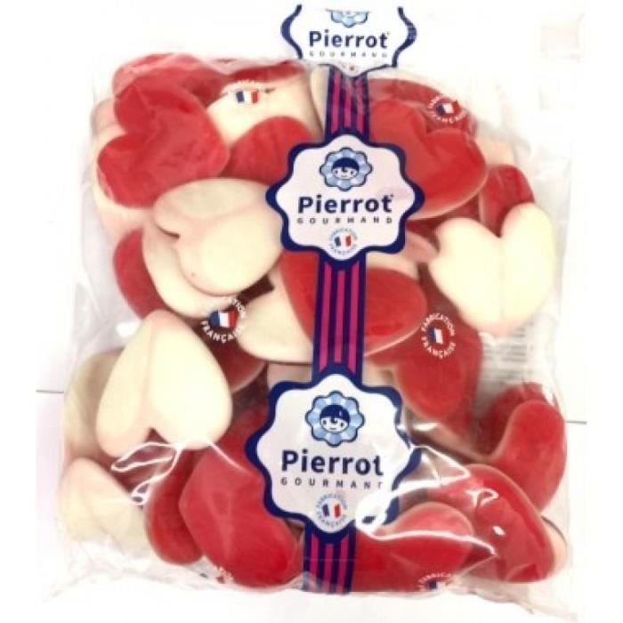 Haribo Coeur Maxi Pierrot Gourmand Sac 15 Kg