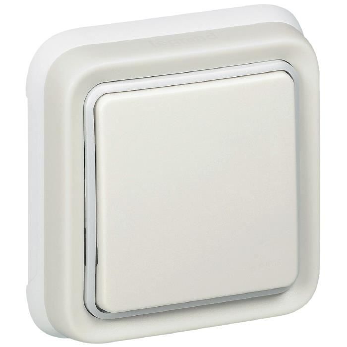 LEGRAND Interrupteur simple complet Plexo blanc