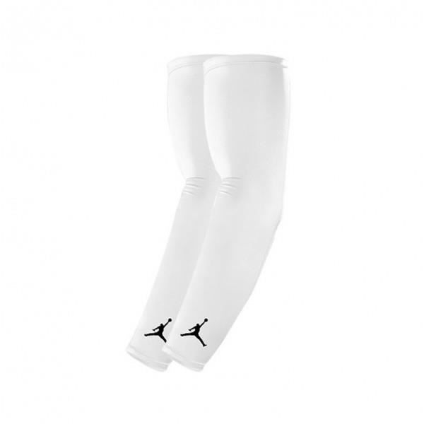 Manchons de compression Jordan Shooter Blanc (La paire)