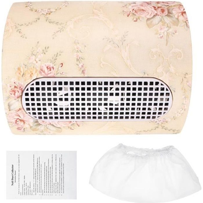 NEUFU Aspirateur de Poussière à Ongles 15W 3 ventilateurs OR