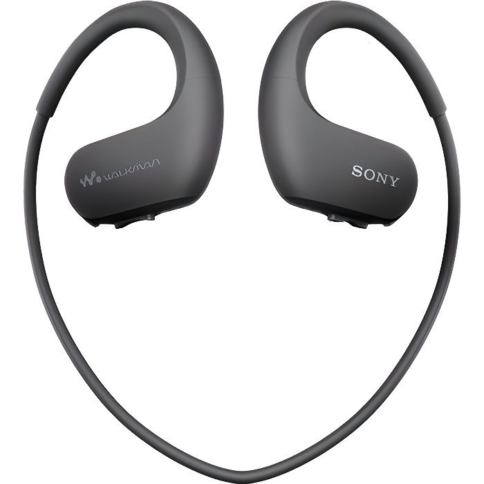 SONY - Walkman Sport, étanche, 4Go, Noir