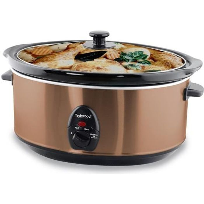 TECHWOOD TMJ-651 Mijoteur électrique - Inox bronze