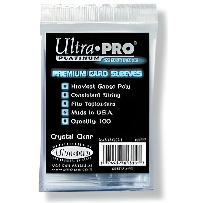Ultra Pro - Range Cartes Souple Platinium (x 100)
