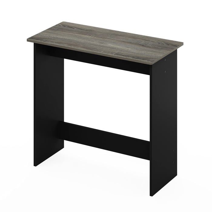 Tablette Décorative Furinno Turn-N-Tube - Chêne Français Gris/Noir - 48x51x24cm
